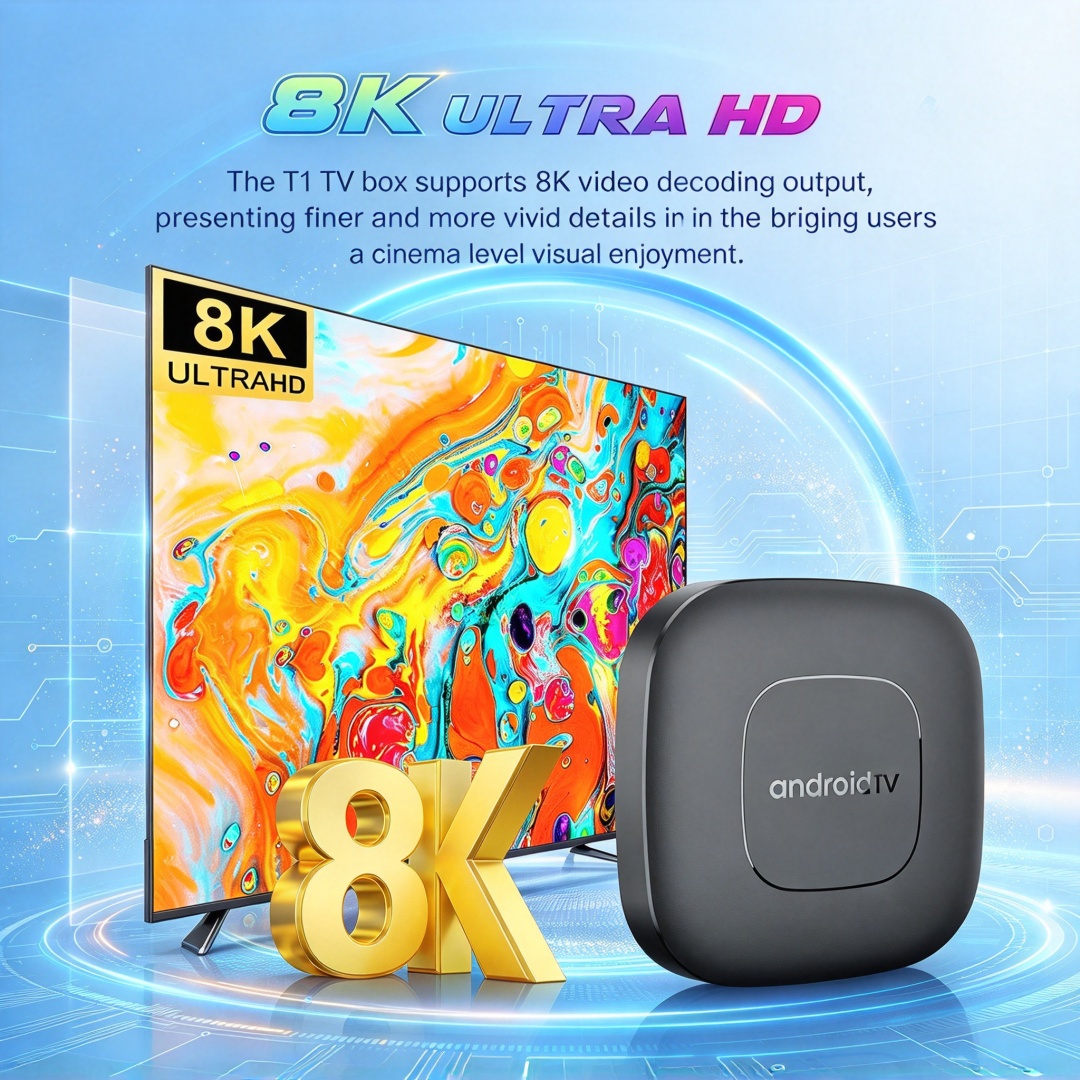 안드로이드 16, 8K 스마트 TV 박스 T1, 8GB - Ddr3 8Gb 리뷰 및 가격