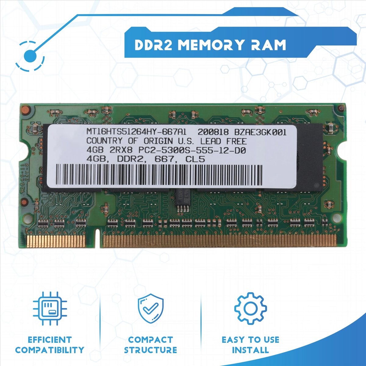 ABAN DDR2 4GB 노트북 램 메모리 667Mhz - Ddr2 Ram 리뷰 및 가격