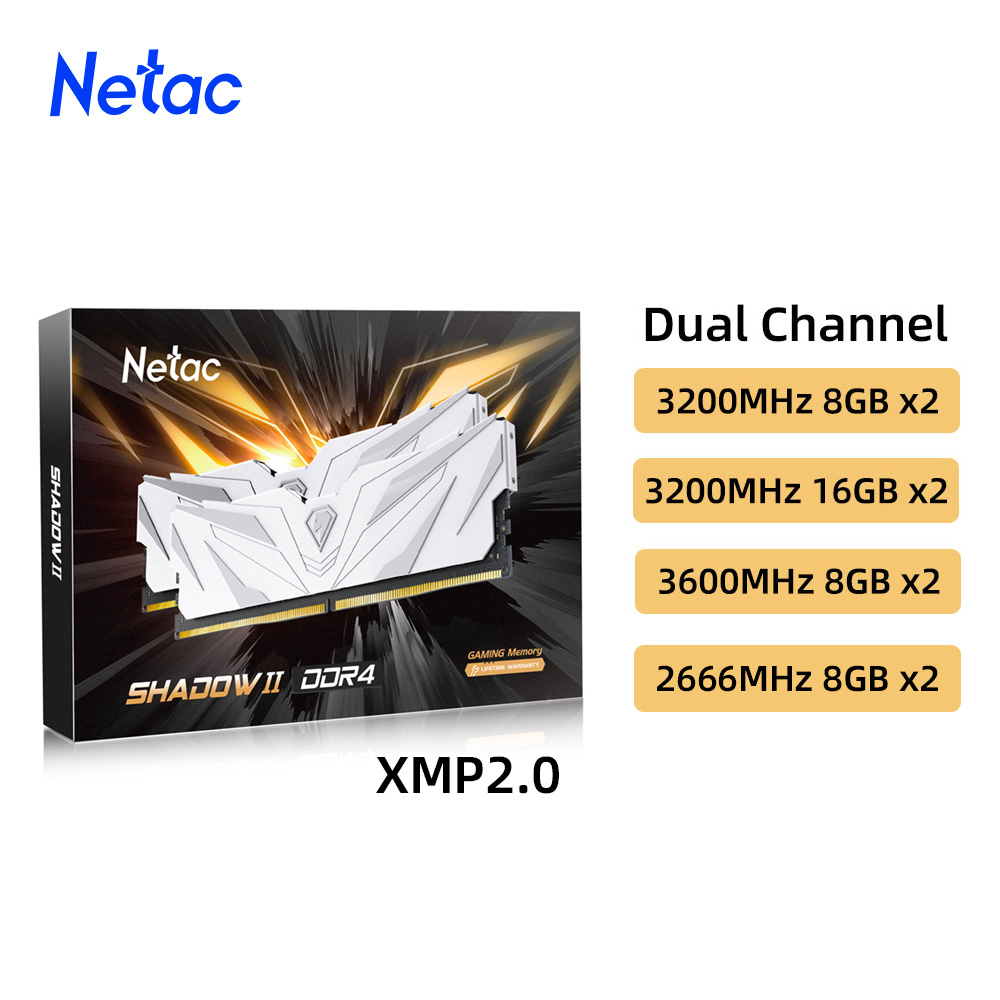 Netac Ram 메모리 DDR4 8GBX2 16GBX - Ddr4 3200Mhz 리뷰 및 가격