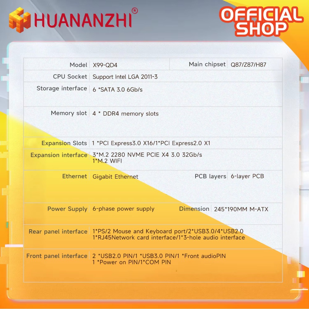 HUANANZHI X99 QD4 LGA 2011-3 X - Server Memory Ddr4 리뷰 및 가격