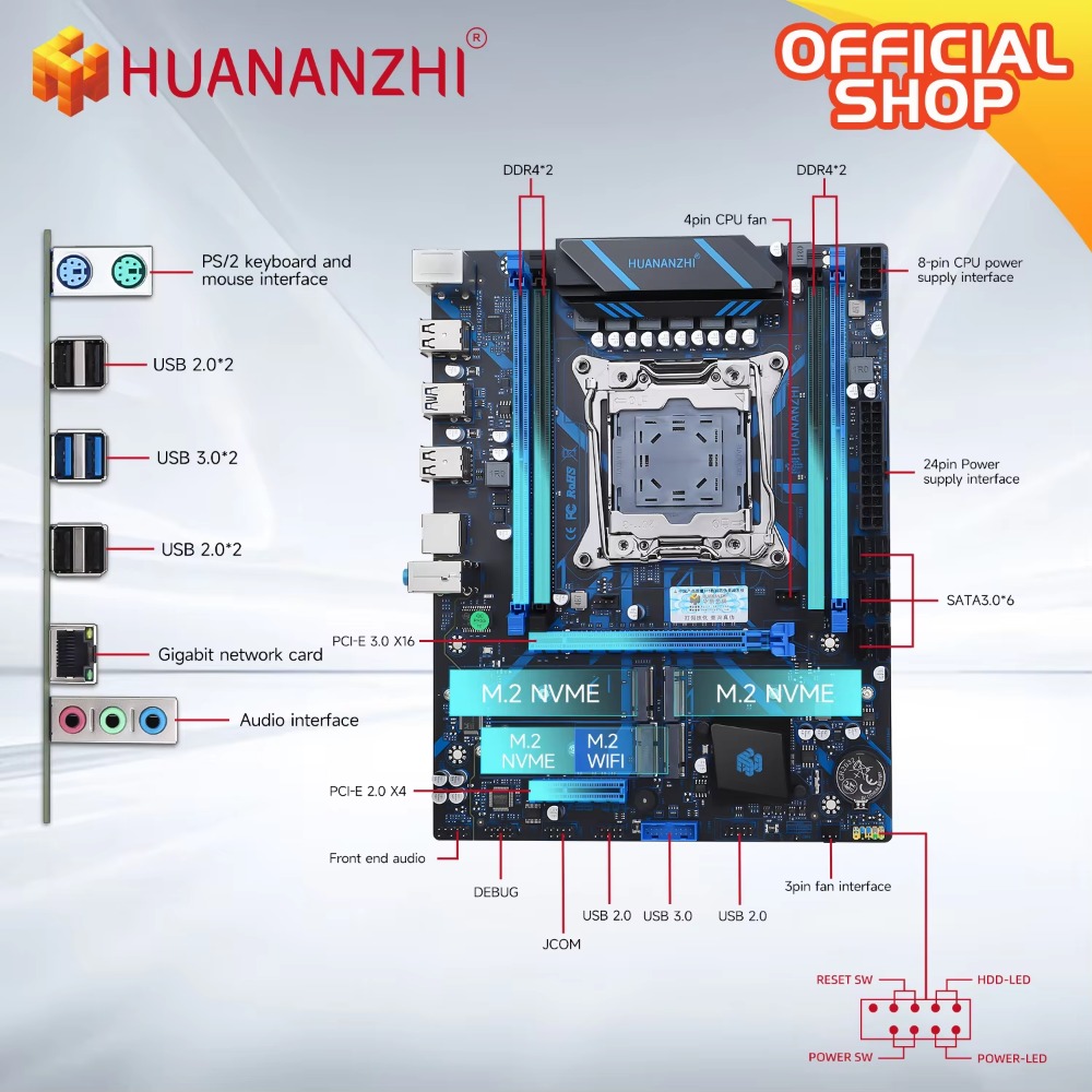 HUANANZHI X99 QD4 LGA 2011-3 X - Server Memory Ddr4 리뷰 및 가격