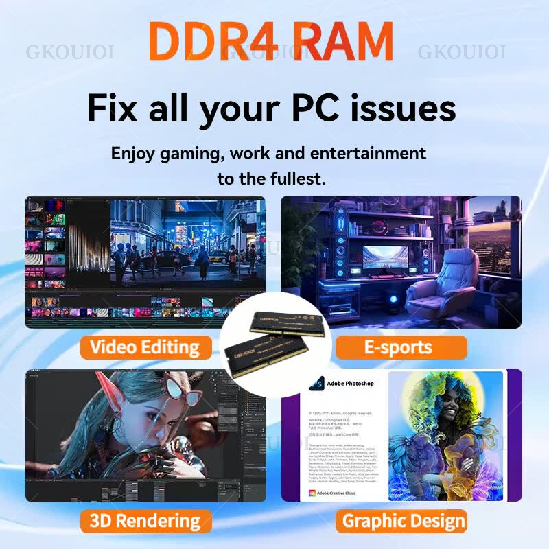 GKOUIOI DDR4 메모리 램 4GB 8GB 16G - Ddr4 3200 16Gb 리뷰 및 가격